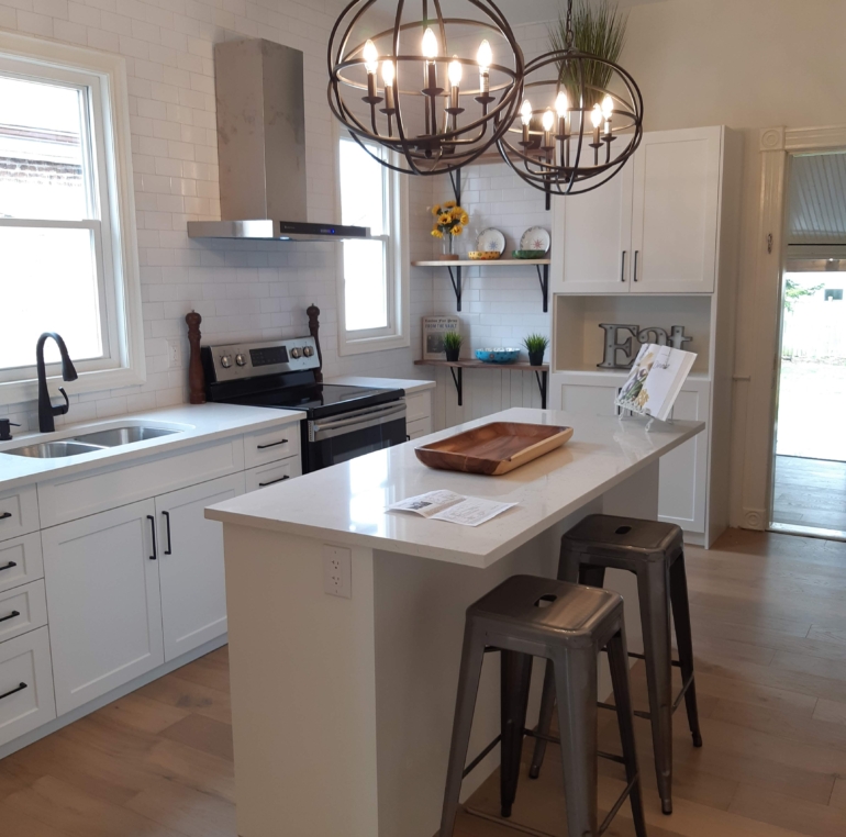 Modern kitchen with island