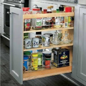Rev-a-Shelf 448-BC-8C 8" Base Cabinet Pullout Organizer